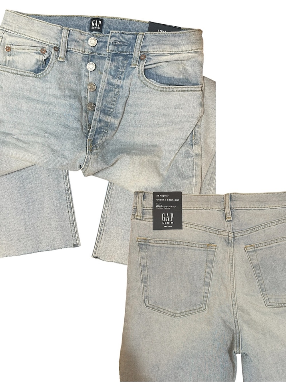 GAP women’s Light Blue cheeky straight  Jeans